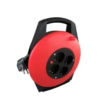 Haspel dichte box 4-voudig met randaarde 10 meter